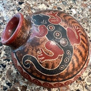 Handcrafted Gecko Art piece